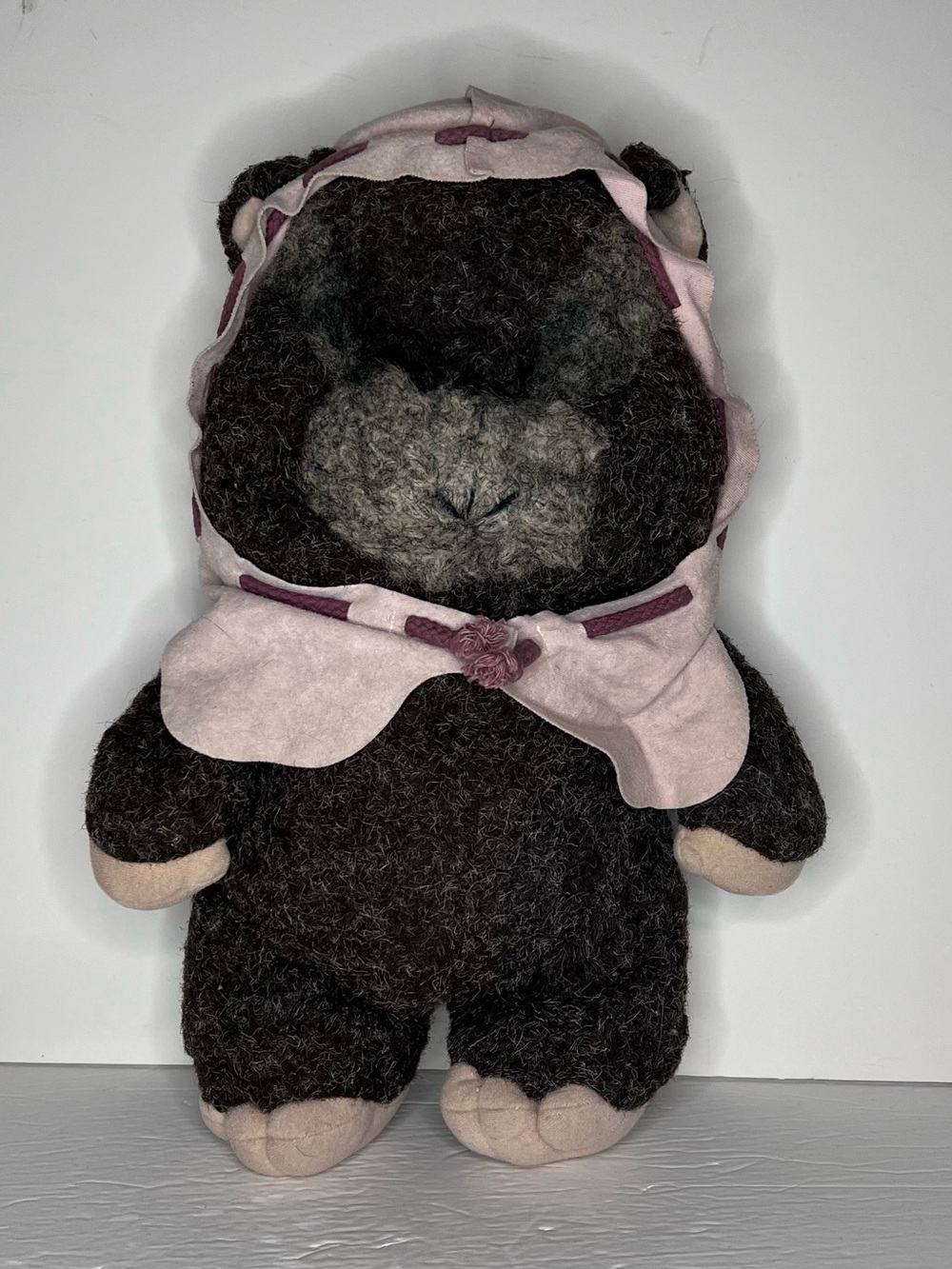 VTG 1984 Lucas Films Ewok Paploo Plush Stuffed Toy with Hood Read Description